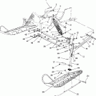 Widetrak GT - X932061 Front suspension and ski widetrak gt  /  x932061