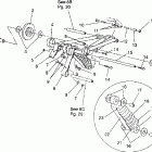440 XCR - 0931760 Front torque arm assembly 440 xcr  /  0931760
