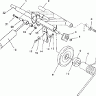 500 EFI SKS - 0930574 Rear torque arm assembly 500 efi  /  0930674 and  500 ef...