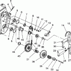 0930864 CLASSIC Chaincase assembly classic touring  /  0930865