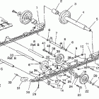 500 EFI SKS - 0930574 Suspension assembly 500 efi / 0930674