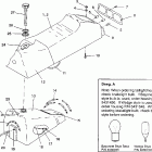 440 SKS - 0930560 Seat and gas tank assembly 440  /  0930760 and 440 sks  ...