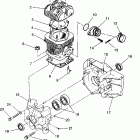 0933133 LITE GT Crankcase and cylinder assembly starlite gt  /  0933127