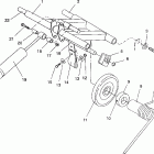 440 SKS - 0930560 Rear torque arm assembly 440  /  0930760 and 440 sks  / ...