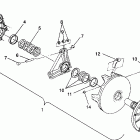 TRAIL - 0930761 Drive clutch assembly trail deluxe / 0930243