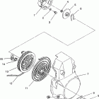 440 SKS - 0930560 Recoil starter assembly 440  /  0930760 and 440 sks  /  ...