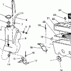 440 SKS - 0930560 Oil tank  /  air box assembly 440  /  0930760 and 440 sk...