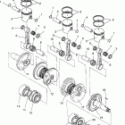 0930768 RXL Piston and crankshaft rxl  /  0930768 and rxl sks  /  09...
