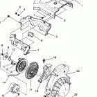 0933133 LITE GT Blower housing & recoil starter assembly lite gt / 09331...
