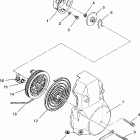 500 EFI SKS - 0930574 Recoil starter assembly 500 efi  /  0930674 and  500 efi...
