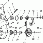 0933133 LITE GT Chaincase assembly lite gt / 0933133 and starlite gt / 0...