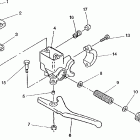 EURO 440 - E930760 Master cylinder assembly european 440,440 sks,5oo efi,ef...