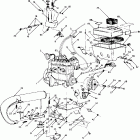 X920674 500 SP Engine mounting 500 sp
