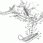 0920568 650 RXL SKS Front suspension and ski rxl / rxl sks