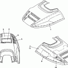 S923033 SWE LITE Hood _ foam / foil  indy lite / star lite