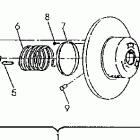 0920568 650 RXL SKS Driven clutch rxl / rxl sks