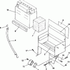 0920574 500 SKS Battery box 500 sp / 500 sks