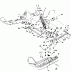 0920574 500 SKS Front suspension and ski 500 sp / 500 sks