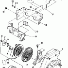 0923133 LITE GT Blower housing / recoil starter  indy lite gt