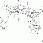 0920767 XLT SP Rear torque arm 500 xlt