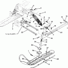 0923133 LITE GT Front suspension and ski indy lite gt