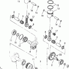0921760 440 XCR Piston and crankshaft  440 xcr