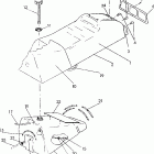 0920764 500 Seat / gas tank assembly 500