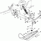 0922064 WIDETRAK Front suspension and ski widetrak