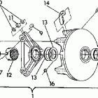 0920574 500 SKS Drive clutch 500 sp / 500 sks
