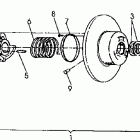 0920764 500 Driven clutch 500 and 500 classic
