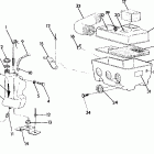 0920568 650 RXL SKS Oil tank / air box assembly rxl / rxl sks