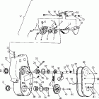 0920574 500 SKS Brake and chaincase 500 sp / 500 sks