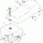 0922064 WIDETRAK Seat / gas tank assembly widetrak
