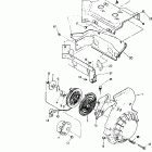 0920761 TRAIL Blower housing / recoil starter trail