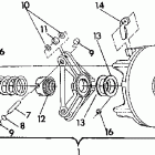 0921760 440 XCR Drive clutch  440 xcr