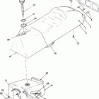 0921760 440 XCR Seat / gas tank assembly 440 xcr