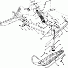X920674 500 SP Front suspension and ski 500 sp