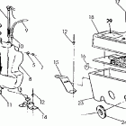 0920574 500 SKS Oil tank / air box assembly  500 sp / 500 sks