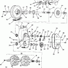 X920674 500 SP Brake and chaincase 500 sp
