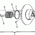 0920767 XLT SP Driven clutch 500 xlt