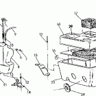 0920674N 500 SPX Oil tank / air box assembly 500 spx