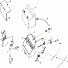 0910768 650 RXL Battery box asm.  650 rxl