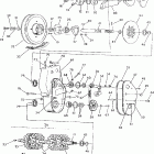 S910758 SWE 650 Brake and chaincase 650 and 650 sks from serial number 1...