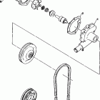 0910664 500 SP Water pump 500 and 500 classic