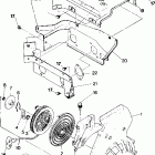 S910761 SWE TRAIL Blower housing and recoil starter  trail