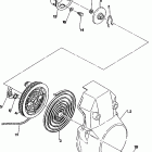 0910664 500 SP Recoil starter 500 and 500 classic