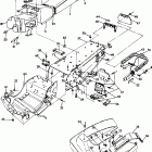 0911759 XC 400 Chassis & seat 400 xc