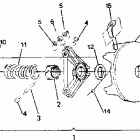 0910768 650 RXL Drive clutch 650 rxl to serial no. 1825512