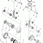 0910664 500 SP Piston and crankshaft  500 and 500 classic