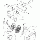 0913133 LITE GT Blower housing / recoil starter indy lite gt